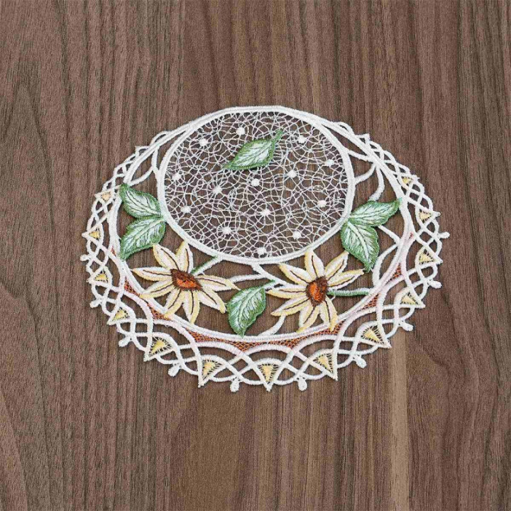 Tischdecke Margeritentraum Plauener Spitze Deckchen