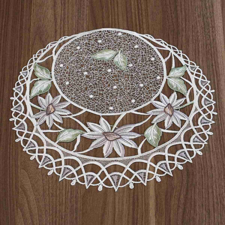 Tischdecke Margeritentraum Plauener Spitze Deckchen