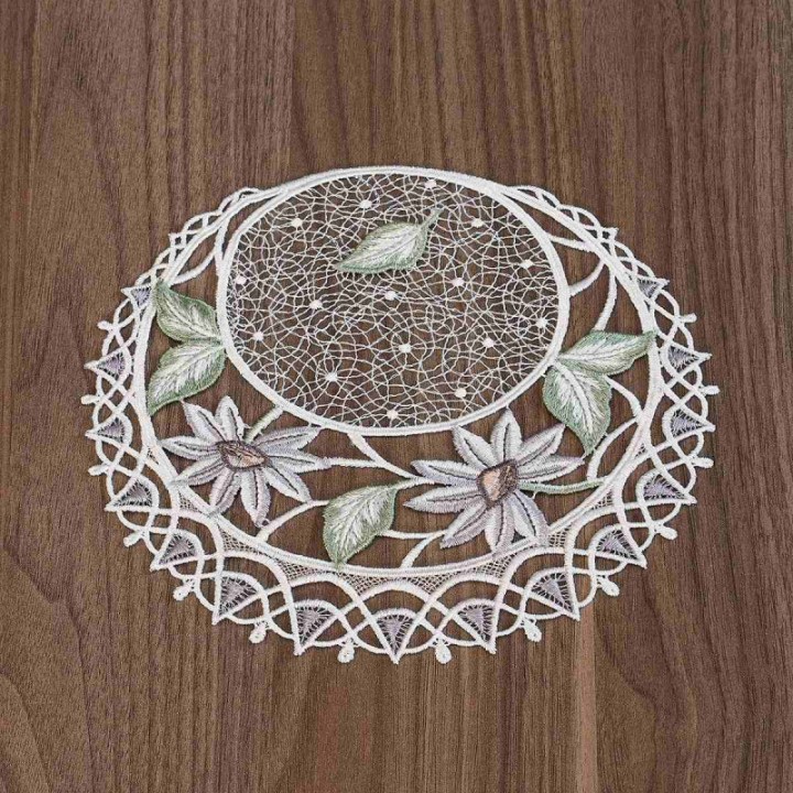 Tischdecke Margeritentraum Plauener Spitze Deckchen