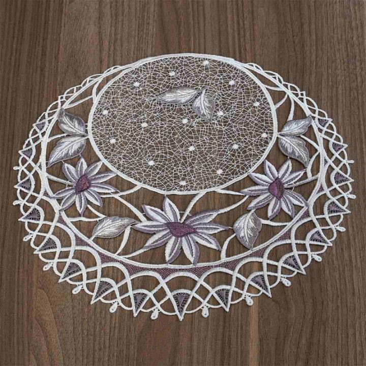 Tischdecke Margeritentraum Plauener Spitze Deckchen