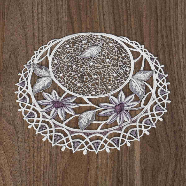 Tischdecke Margeritentraum Plauener Spitze Deckchen