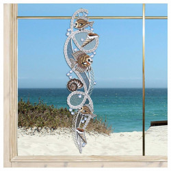 Girlande Zauberhafte Unterwasserwelt Vogtländische Spitze Fensterbild maritim