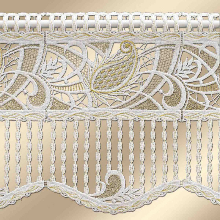 Feenhausspitze Mini-Panneaux Rajana Plauener Spitze 28 cm