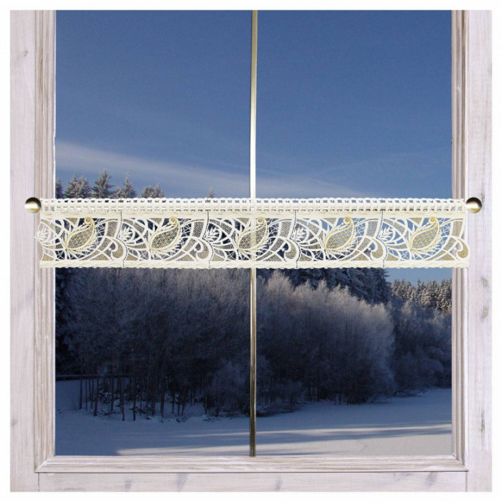 Feenhausspitze Mini-Panneaux Rajana Plauener Spitze 15 cm hoch