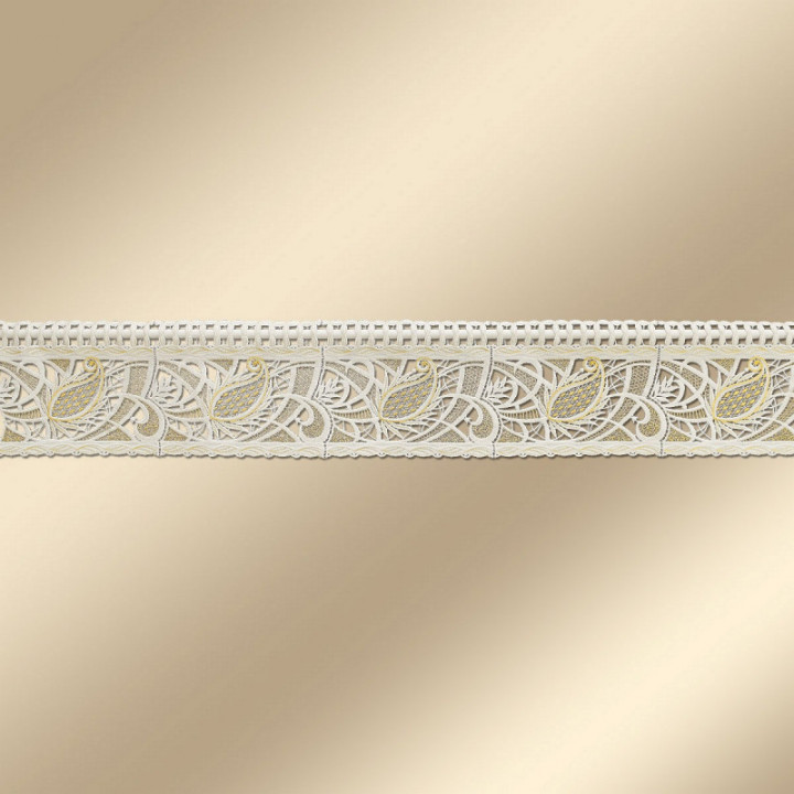 Feenhausspitze Mini-Panneaux Rajana Plauener Spitze 15 cm hoch