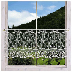 Moderner Scheibenhänger Milanka Plauener Spitze