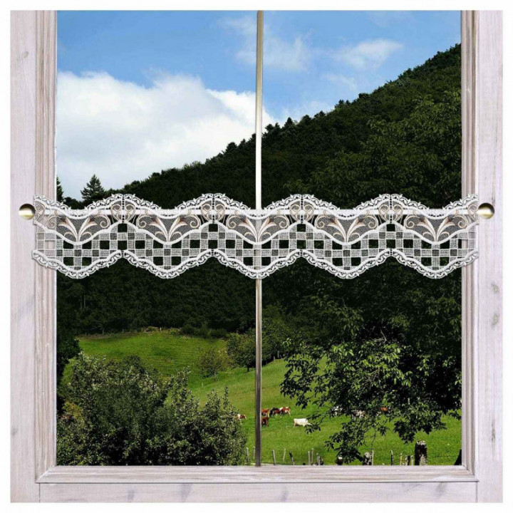 Scheibenhänger Lina Plauener Spitze Feenhausgardine in 2 Höhen
