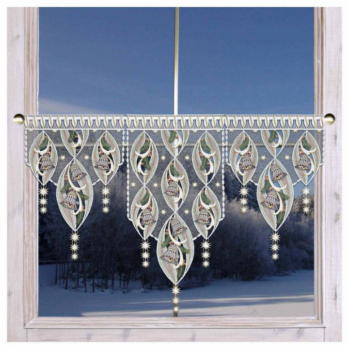 Scheibenhänger Glockenzauber Sternenlicht Plauener Spitze Deko-Set