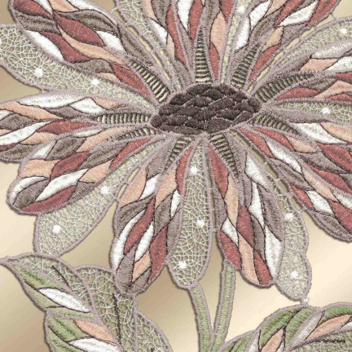 Blumen-Fensterbild Antonia groß Plauener Spitze